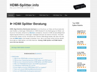 hdmi-splitter.info Webseite Vorschau