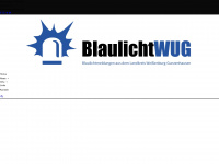 blaulicht-wug.de Webseite Vorschau