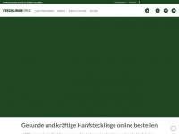 stecklingsexpress.at Webseite Vorschau