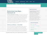 forextausch.net Webseite Vorschau