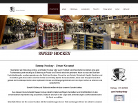 sweephockey.de Webseite Vorschau