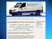 kurierdienstedortmund-koc.jimdo.com Webseite Vorschau