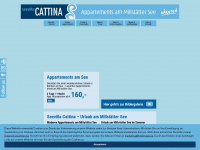 seevilla-cattina.at Webseite Vorschau