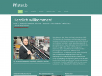 pfister-werkzeuge.ch Webseite Vorschau