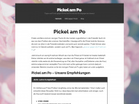 pickel-am-po-hilfe.de Webseite Vorschau