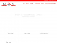ms-dach-fassadenbau-gmbh.de Webseite Vorschau