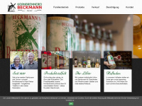 kornbrennerei-beckmann.de Webseite Vorschau