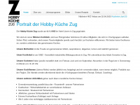 hobbyküchezug.ch Webseite Vorschau