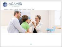 acamed.ch Webseite Vorschau