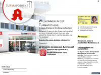 turmapotheke-hirschberg.com Webseite Vorschau
