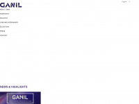 ganil-spiral2.eu Webseite Vorschau