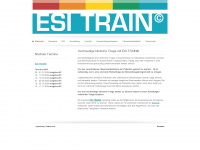 esi-train.de Webseite Vorschau