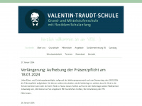 valentin-traudt-schule-kassel.de Webseite Vorschau