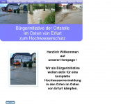 bi-hochwasser-erfurt.de Webseite Vorschau