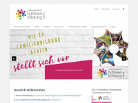 familienbildung-berlin.de Webseite Vorschau