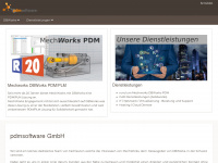 pdmsoftware.ch Webseite Vorschau