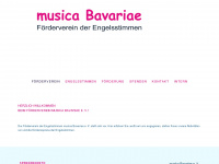 musicabavariae-verein.de Webseite Vorschau