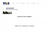 vos-sicherheitsdienste.ch Webseite Vorschau