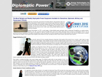 diplomaticpower.com Webseite Vorschau