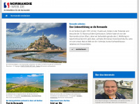 normandie-web.de Webseite Vorschau