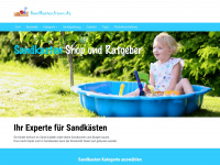 sandkastenfreun.de Webseite Vorschau