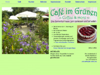 cafe-im-gruenen.com Webseite Vorschau