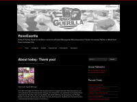 raveguerilla.org Webseite Vorschau
