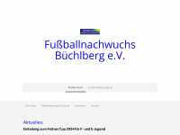 jugendfussball-buechlberg.de Webseite Vorschau