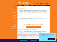 teamsing.de Webseite Vorschau