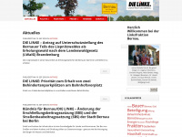 linksfraktion-bernau.de Webseite Vorschau