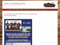 echo-vom-kontrabass-shop.ch Webseite Vorschau