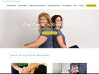onephysio.ch Webseite Vorschau