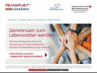 frankfurt-gegen-leukaemie.de Webseite Vorschau