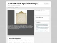 deckblatt-bewerbung.com Webseite Vorschau