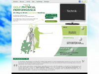 golfphysicalperformance.com Webseite Vorschau