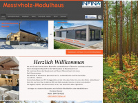 modulfertighaus.at Webseite Vorschau