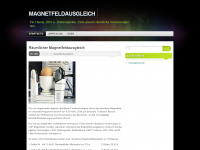 magnetfeldausgleich.wordpress.com Webseite Vorschau