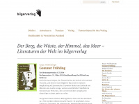 bilgerverlag.ch Webseite Vorschau