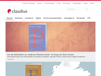 claudius.de Webseite Vorschau