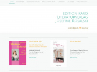 edition-karo.de Webseite Vorschau