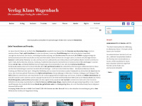 wagenbach.de Webseite Vorschau