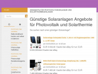 solaranlage-angebot.de Webseite Vorschau