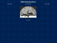 maerchenlexikon.de Webseite Vorschau