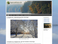 bayerwaldnatur.de Webseite Vorschau