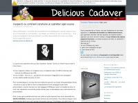 deliciouscadaver.com Webseite Vorschau