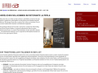 ristorante-laperla.de Webseite Vorschau