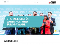 cdu-wartburgkreis.de Webseite Vorschau