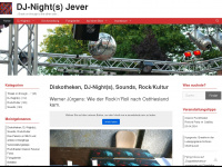 dj-night-jever.de Webseite Vorschau