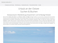 ostsee-suche.de Webseite Vorschau
