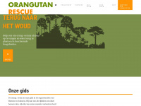 orangutanrescue.nl Webseite Vorschau